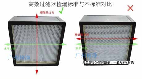 高效過濾器檢漏對比 高效過濾器檢漏對比